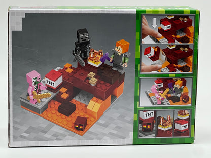 Minecraft the Nether Fight 833 Building Block Set Game