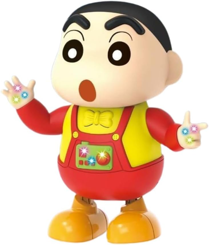 Crayon Shinchan Dancing Toy with Music and Colorful LED Lights