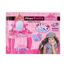 Piano Vanity 2-in-1 Beauty Dresser and Piano Set