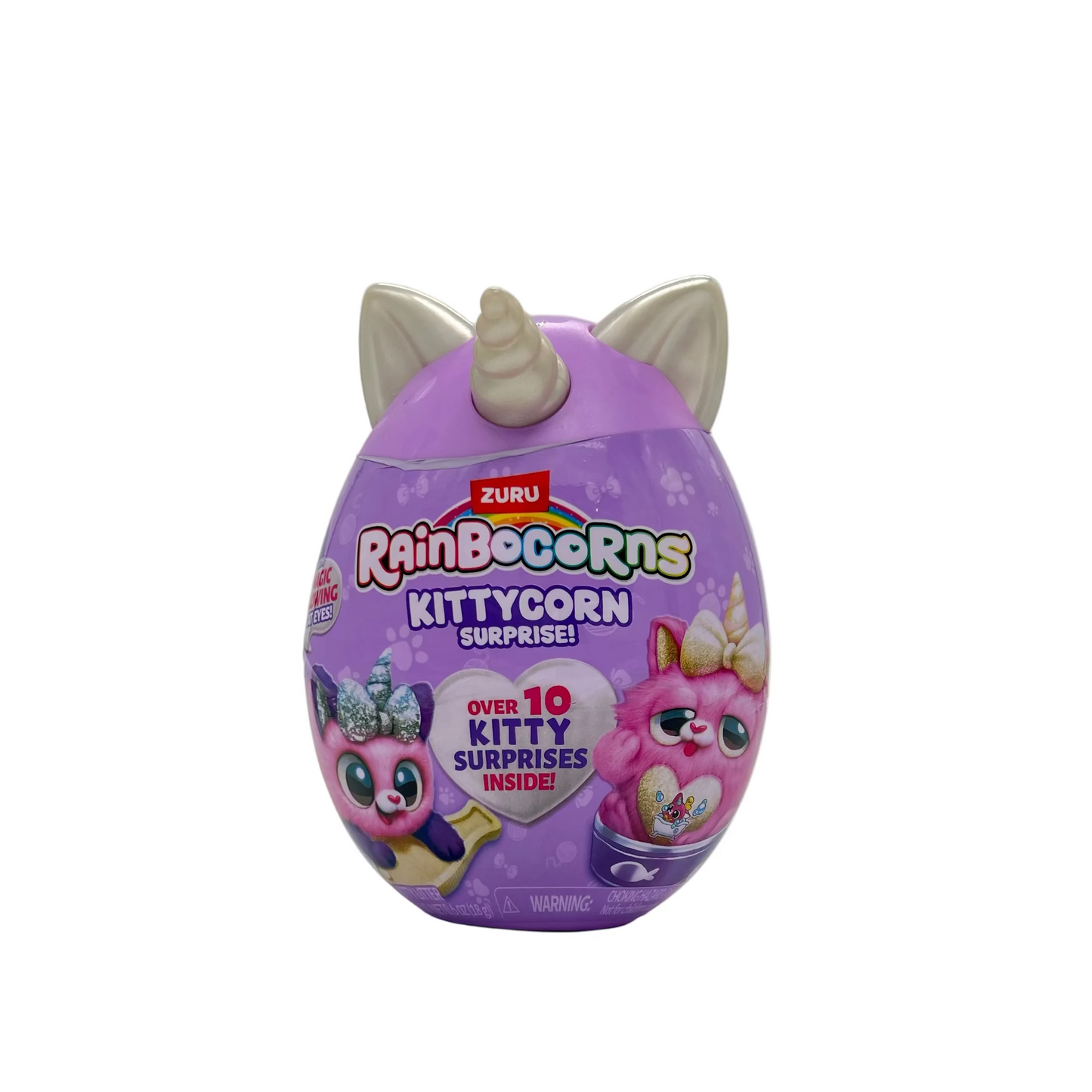 Rainbocorns Kittycorn Surprise Series 2, Sola the Bengal Cat - Collectible Plush - 10 Surprises to Unbox, Peel and Reveal Heart, stickers, Ages 3+ (Bengal Cat)