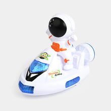 Electric Space Airship Astronaut Bump and Go Toy with Lights and Sound