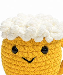 Handmade Crochet Beer Mug Plush