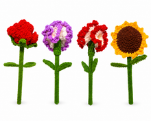 Handmade Crochet Flower with Stem