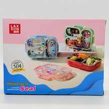 Happy Steel Lunch Box with 3 Compartment