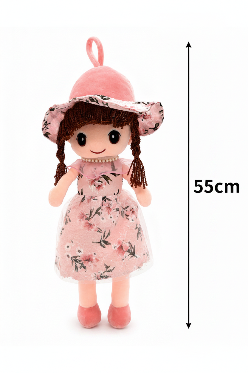 Doll Pearl Necklace Plush Toys 55 Cm