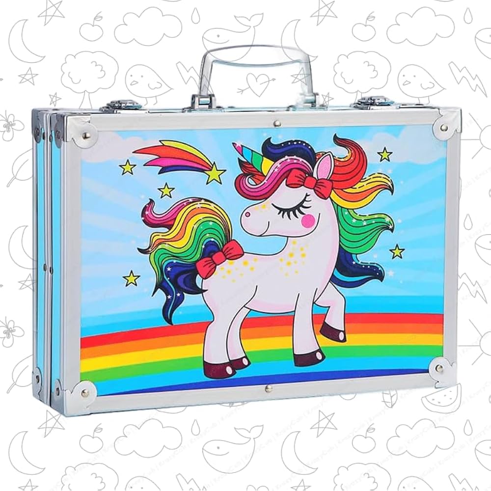 Art & Craft Painting Suitcase – Deluxe Color Set
