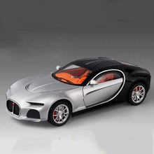 Die-cast 1:24 Scale Alloy Supercar Model with Pull-Back Function & Openable Doors