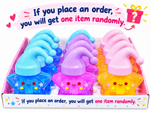 Star Wish Bottle Glitter Slime — Cute Santa Hat Cap Toy