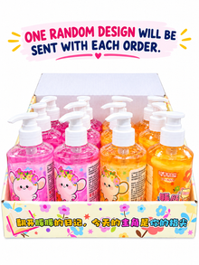 Bear and Capybara Glitter Slime Pump Bottle