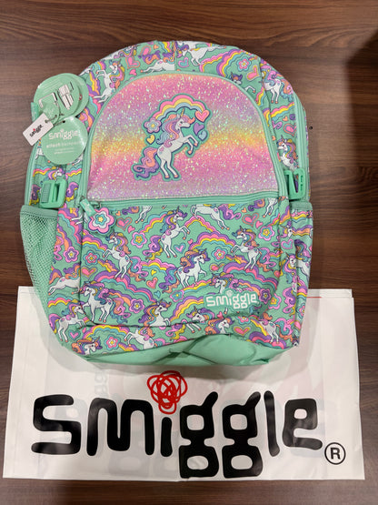 Smiggle School Backpack - Rainbow Unicorn