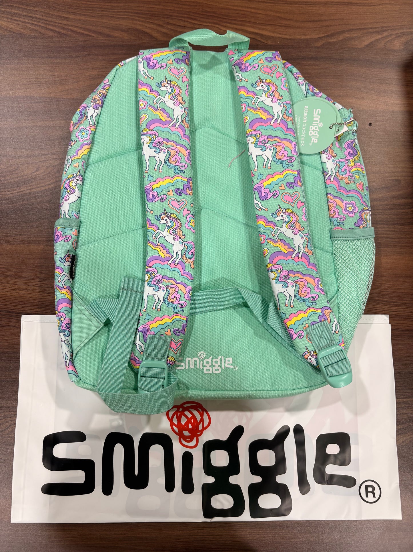 Smiggle School Backpack - Rainbow Unicorn