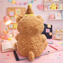 Birthday Teddy Bear Soft Plush Toy with Light & Birthday Song — 40 cm
