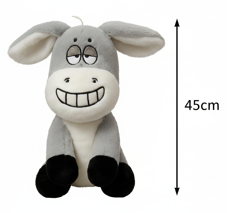 Funny Donkey Soft Plush Toy – 45cm