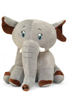 Large Grey Elephant Plush Soft Toy – 55cm