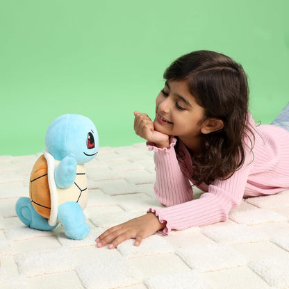Mirada Pokémon Squirtle Soft Plush Toy – 25cm | Official Licensed Blue Stuffed Animal Doll for Kids, Boys & Girls | Super Soft & Comfortable Cuddly Character | Ideal Gift for Birthday & Festivals