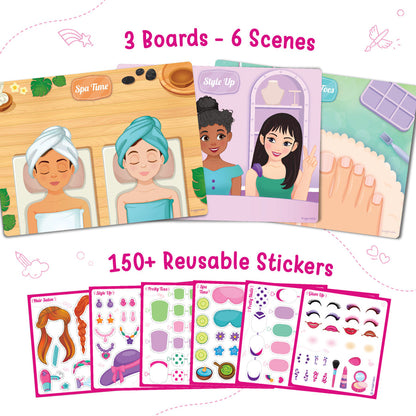 Imagimake Sticker Fun Hair & Makeup