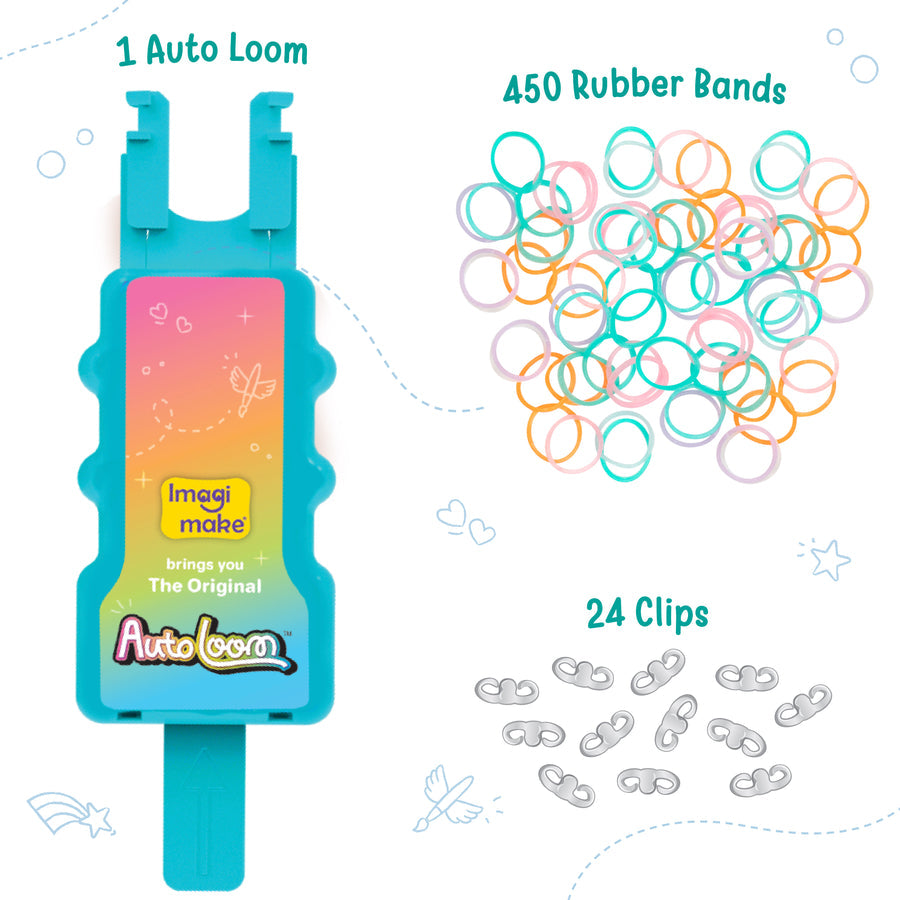 Imagimake Rainbow Loom 450 Bands, Glow in the Dark