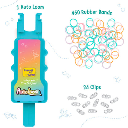Imagimake Rainbow Loom 450 Bands, Glow in the Dark