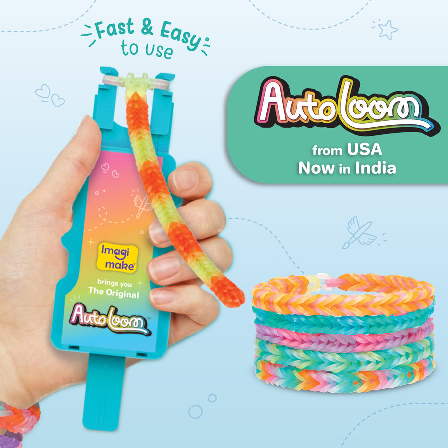 Imagimake Rainbow Loom 450 Bands, Glow in the Dark