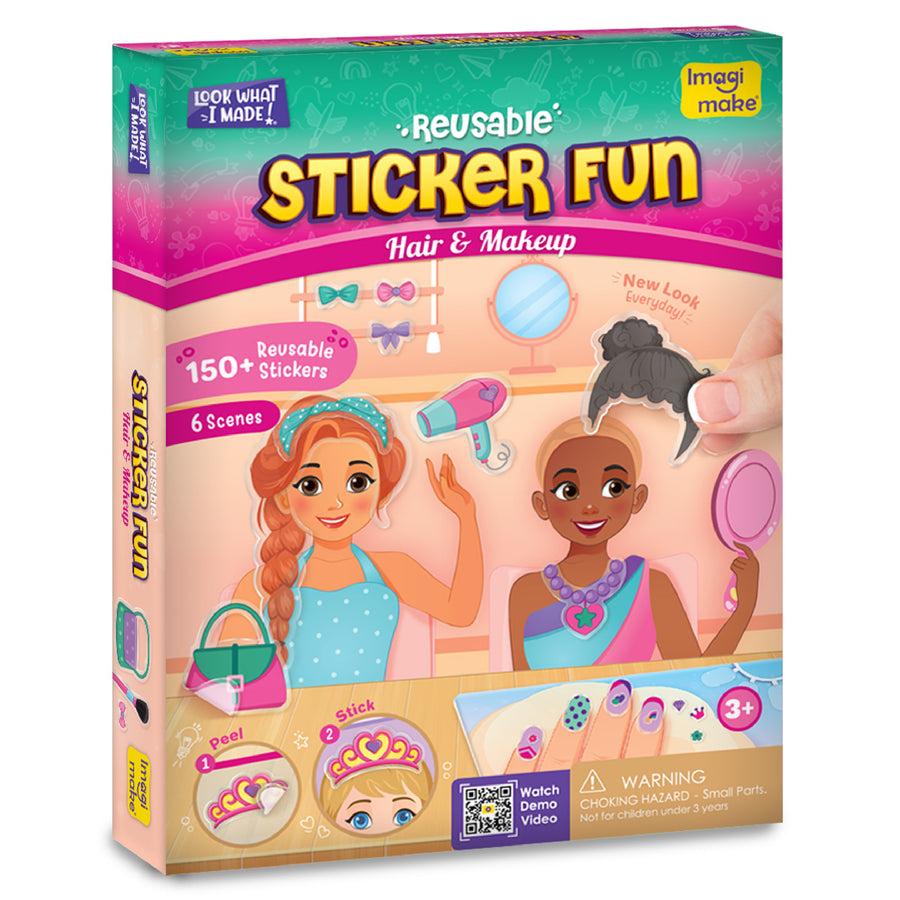 Imagimake Sticker Fun Hair & Makeup