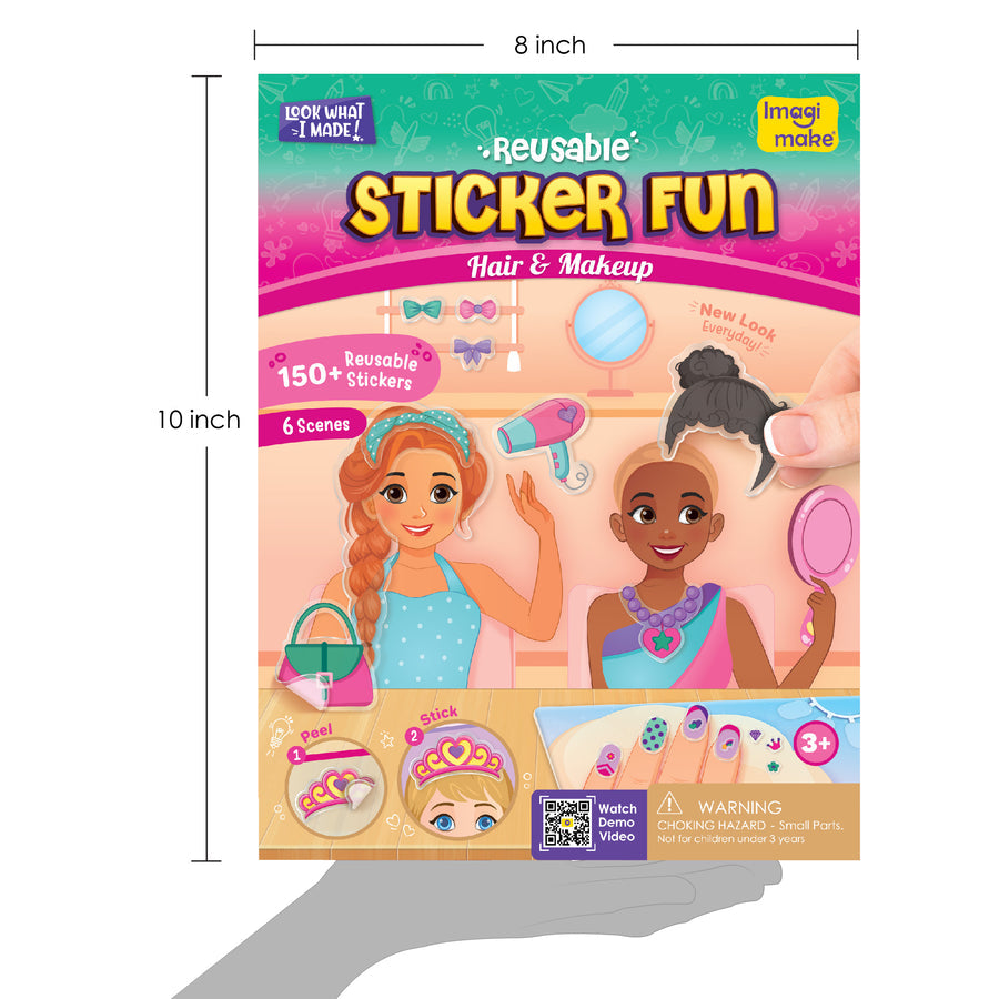 Imagimake Sticker Fun Hair & Makeup