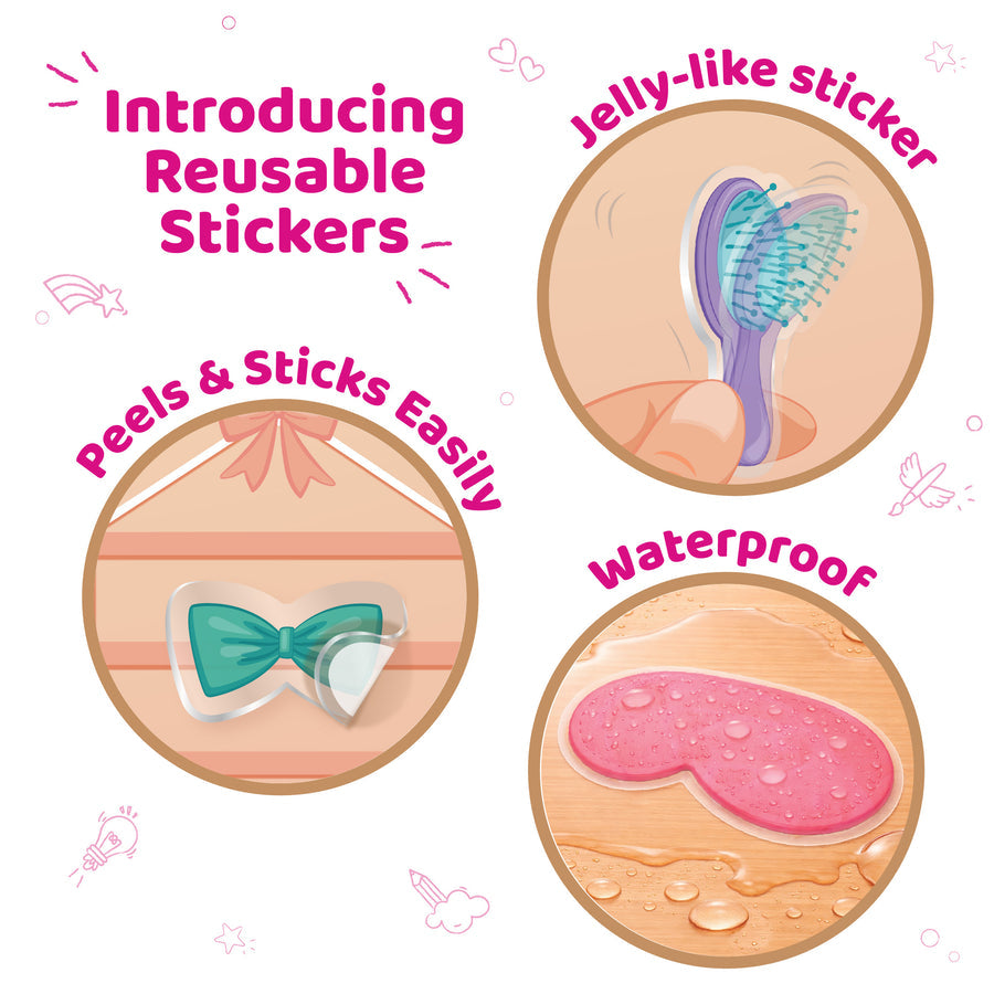 Imagimake Sticker Fun Hair & Makeup