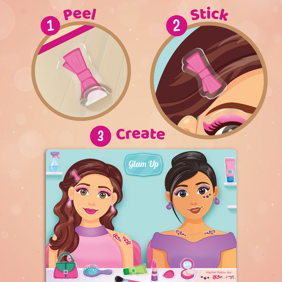 Imagimake Sticker Fun Hair & Makeup