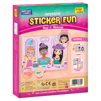 Imagimake Sticker Fun Hair & Makeup