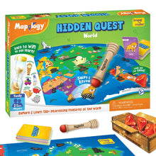 Mapology Hidden Quest World - Educational Board Game