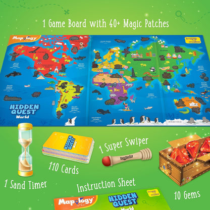 Imagimake Kids Mapology Hidden Quest Board Game