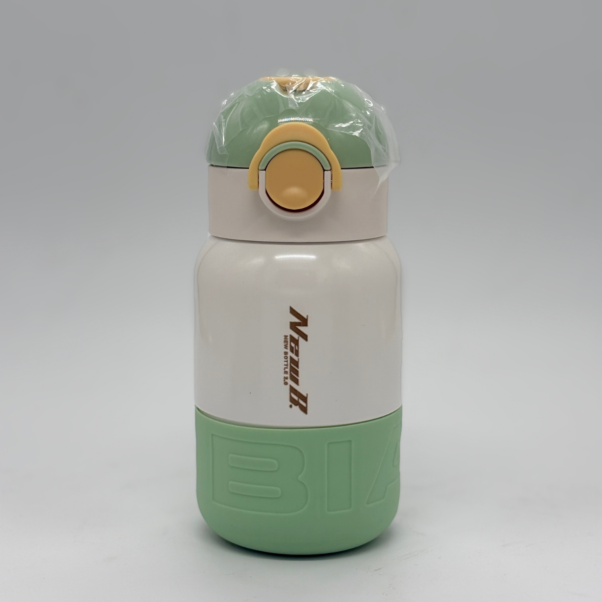 Insulated Steel Sipper with Soft Fabric Bottle Holder 500ml