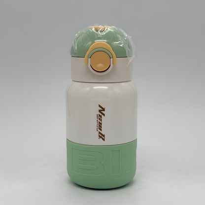 Insulated Steel Sipper with Soft Fabric Bottle Holder 500ml