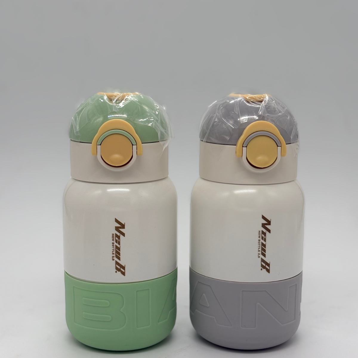 Insulated Steel Sipper with Soft Fabric Bottle Holder 500ml