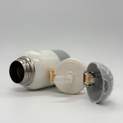 Insulated Steel Sipper with Soft Fabric Bottle Holder 500ml