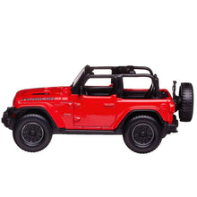Rastar Jeep Wrangler Rubicon 1:43 Scale Die Cast Collectors Car - Red