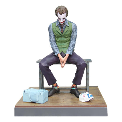 Joker Sitting on Chair Premium Action Figure with Display Base