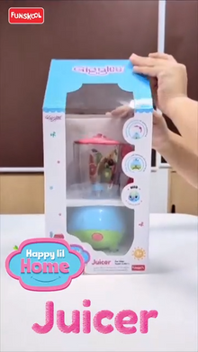 Funskool Giggles Playset Happy Lil Home-Juicer, Bird Inspired Pretend Role-Play Toy with Electronic Sounds,Mixer Blade,for Kids 3 Year Old & Above.