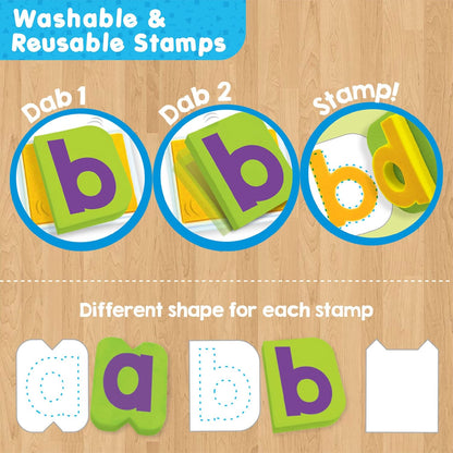 Imagimake Learn to Spell Phonics Kit with Stamps and Activity Books