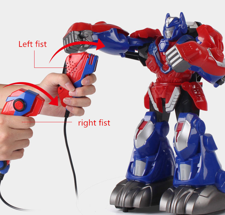 Longxi 2.4G Fighting Robot Toy Remote Control Fighting Robot Battle Robot Toys Motion Sensing Game