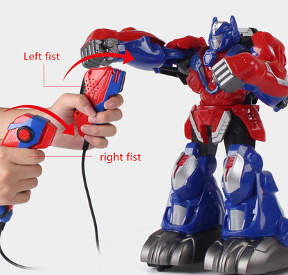 Longxi 2.4G Fighting Robot Toy Remote Control Fighting Robot Battle Robot Toys Motion Sensing Game