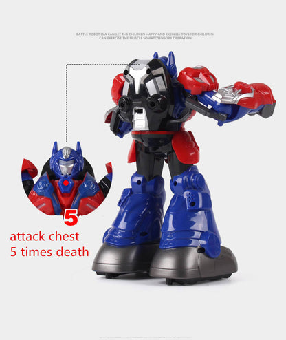 Longxi 2.4G Fighting Robot Toy Remote Control Fighting Robot Battle Robot Toys Motion Sensing Game