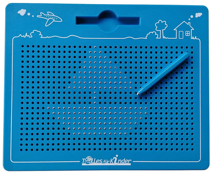 TollesfürKinder Magnetic Game for Children - Magic Board with Balls and Pen - Great Activity Children from 3 - The Magic Magnet Game for Stress-free Car Ride