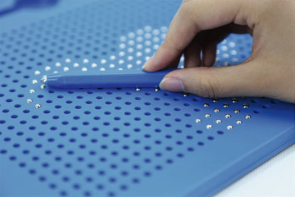 TollesfürKinder Magnetic Game for Children - Magic Board with Balls and Pen - Great Activity Children from 3 - The Magic Magnet Game for Stress-free Car Ride