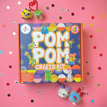 Kalakaram Pom Pom Crafts Kit for Kids with Design Guide