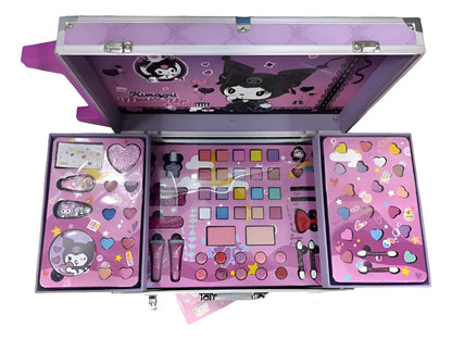 Kids Make-Up Trolley Set – Rolling Vanity Case with Complete Cosmetic Kit