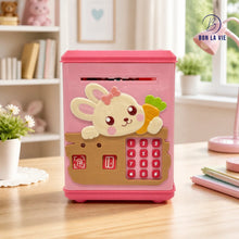 Electronic Mini ATM Piggy Bank with Password Lock and Fingerprint