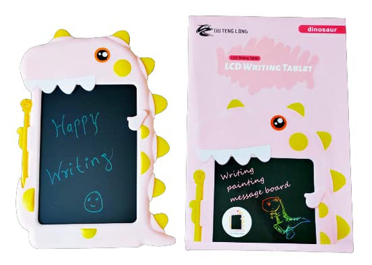 8.5 INCH Dinosaur Design Writing Digital PAD for Kids-ONE Button RUBBING System-Locking of WRINTINGS