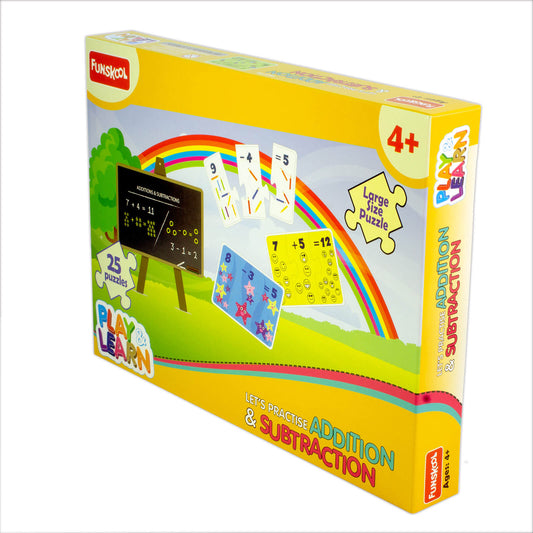 FUNSKOOL LETS PRACTISE ADITION AND SUBTRACTION PUZZLE - 9425100