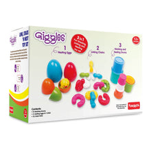 Giggles Funskool Link Stack N Nest, Nesting & Stackable Toy Blocks for Kids, Encourages Learning & Development, Fun Activity for Babies, Gift Set for Kid, Age 6+ Months
