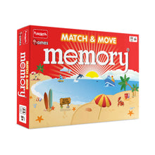 Funskool Match & Move Memory, Strategy Game, Card Game, Board Game for Kids, Adults, Families, Educational, Fun, 1 to 4 Players, Family Fun, Gift Set for Kid, Age 5+ Years